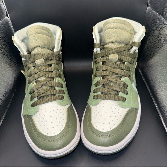 Size 6.5 - Air Jordan 1 Method of Make High Medium Olive Oil Green Wmns No Box